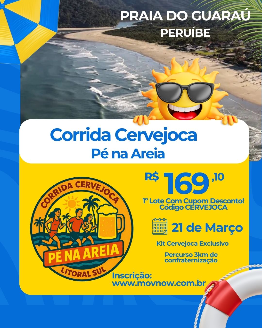 Corrida Cervejoca Pé na Areia